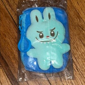 Labubu Monster Bunny Plush Coin Holder Keychain NEW